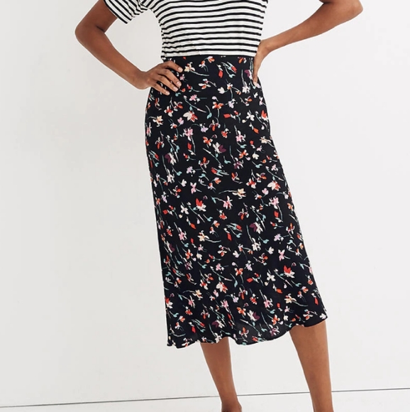 leopard midi skirt elastic waist